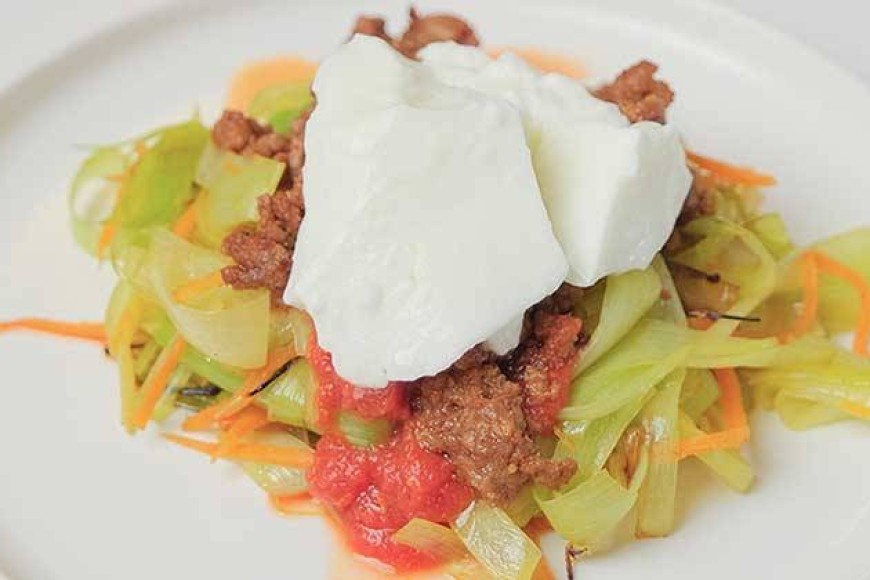 Leek Spaghetti