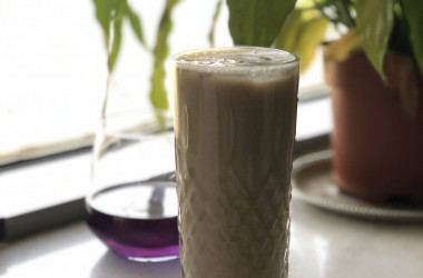 Blue latte