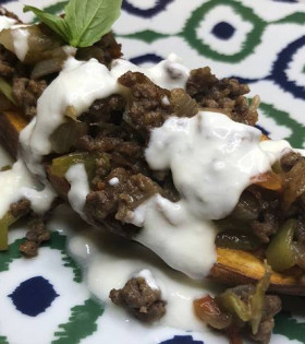 Kıymalı Tatlı Patates