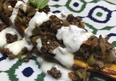 Kıymalı Tatlı Patates