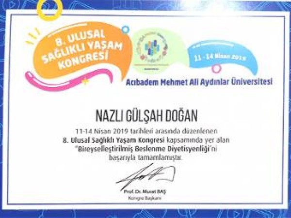 Nazlı Gülşah Doğan certificate 21