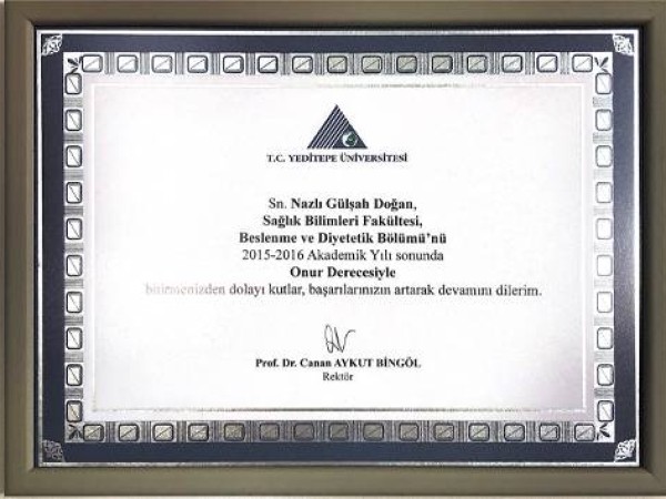 Nazlı Gülşah Doğan certificate 6